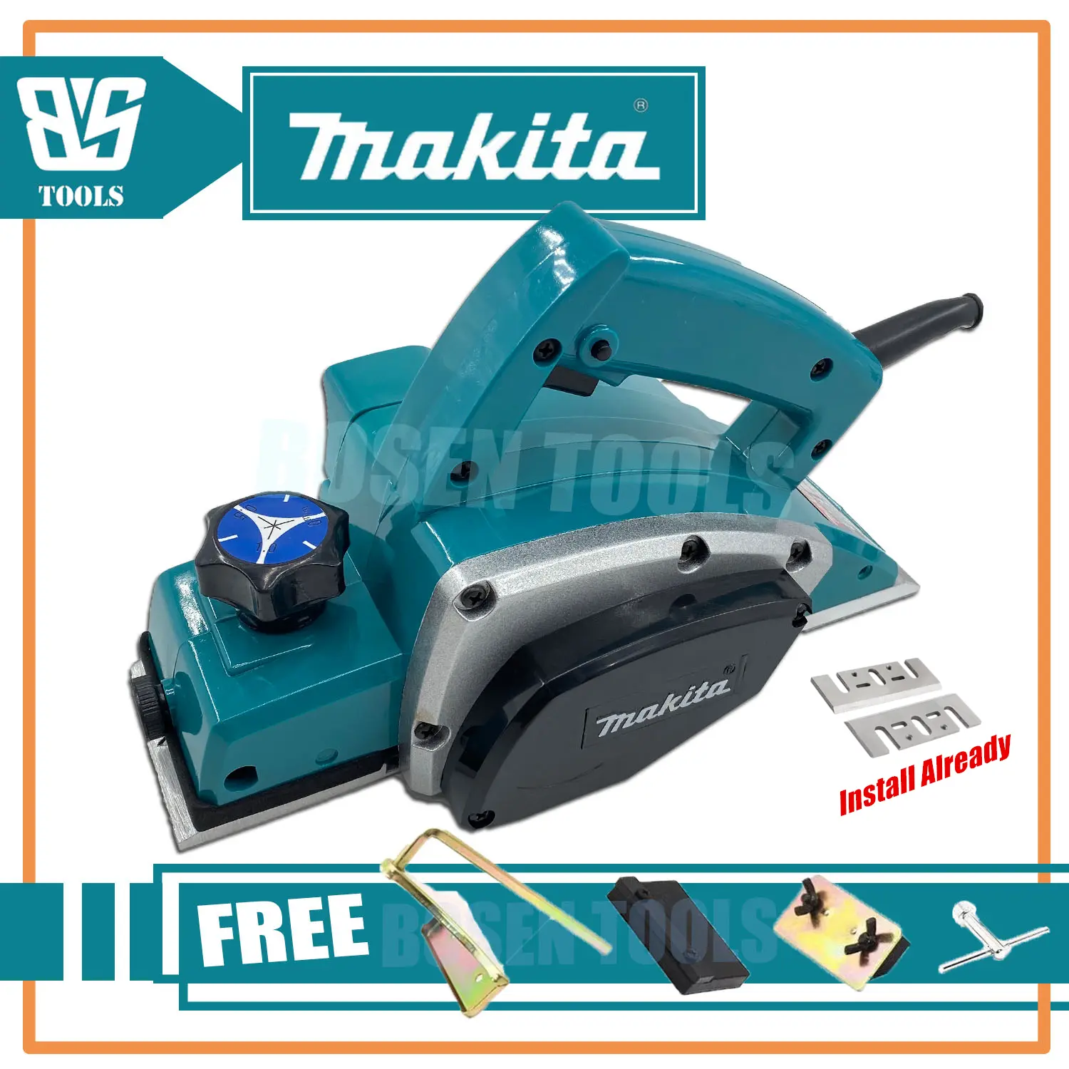 Makita N1900B Corded Electric Wood Power Planer 82mm Wood Planer