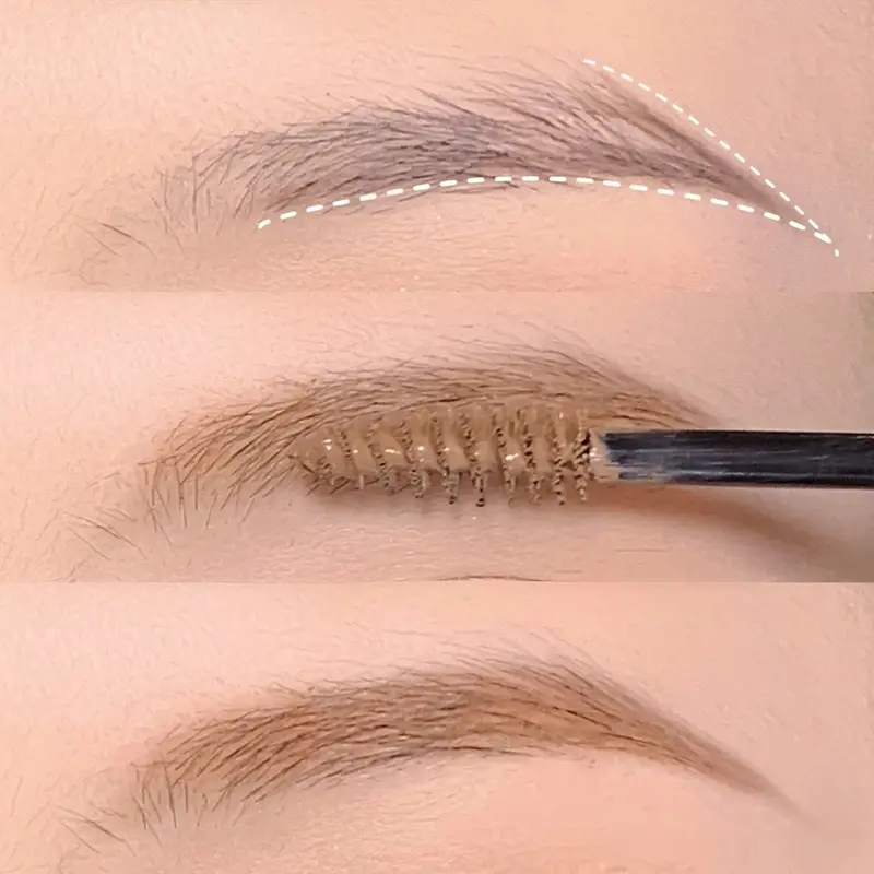 [AIMEILI] Mascara Chuốt Lông Mày 3D AIMEILI Chuốt Mày Đổi Màu Color My Brows Kháng Nước Lâu Trôi 3 Màu Sắc Tự Nhiên 5