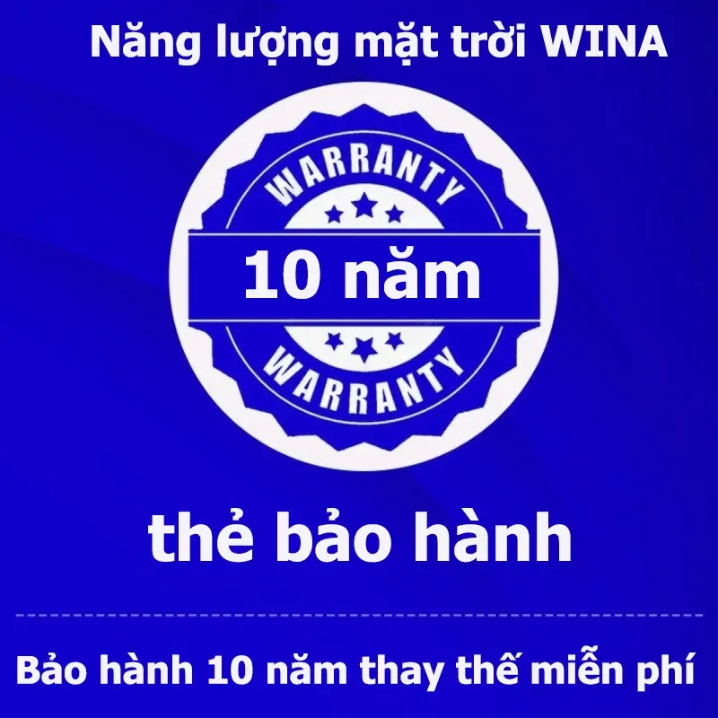 Thẻ hậu mãi đèn năng lượng mặt trời