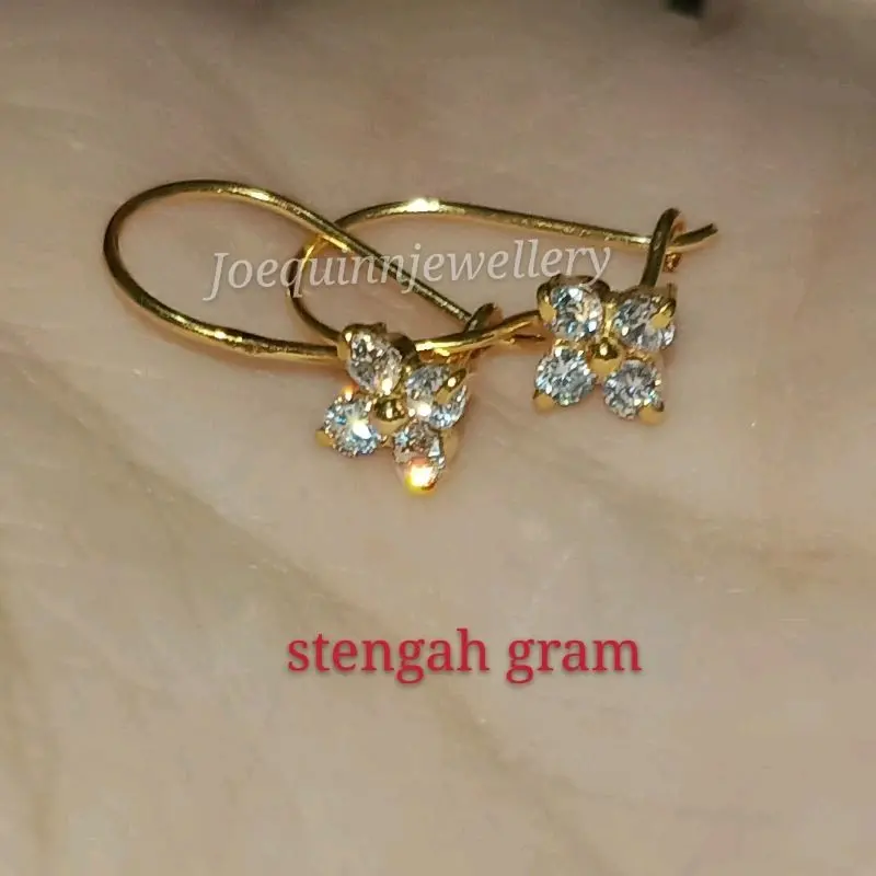 anting Desi kembang mata kadar rendah Perempuan