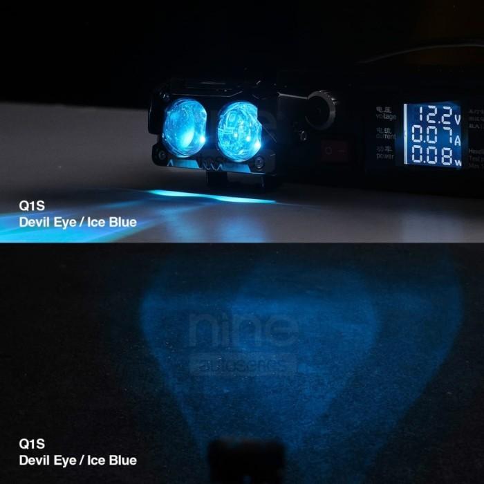 Lampu LED Tembak Sorot 2 mata LUMINOS Q1s Projektor Laser 3Mode 5000Lumen Grs 8