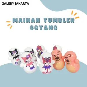 Mainan Bayi Tumbler Goyang Mainan Anak Kartun 20pcs Boneka Salju GL