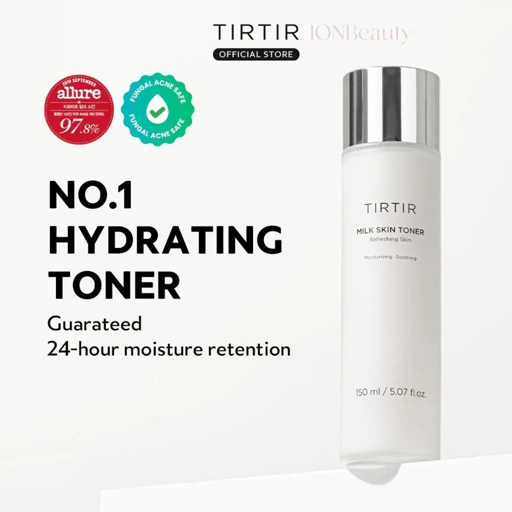 In Stock- TIRTIR Milk Skin Toner 150ml - Nature-Oriented Ingredients for Dry Skin