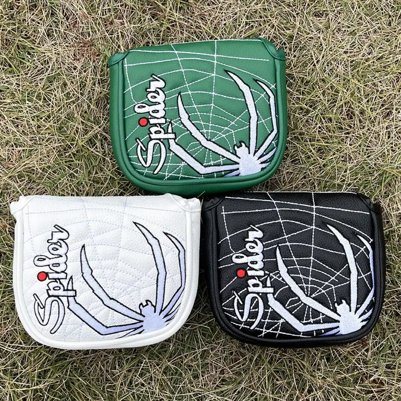 Spider Pattern Golf Club Head Cover, 1 Count Dust-proof & Durable Golf Club Head Cover, Golf Accessories for Men & Women, Golf Equipment 0