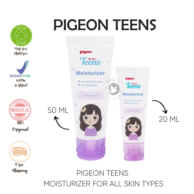 PIGEON Teens Moisturizer For All Skin Types Pelembab Remaja 0