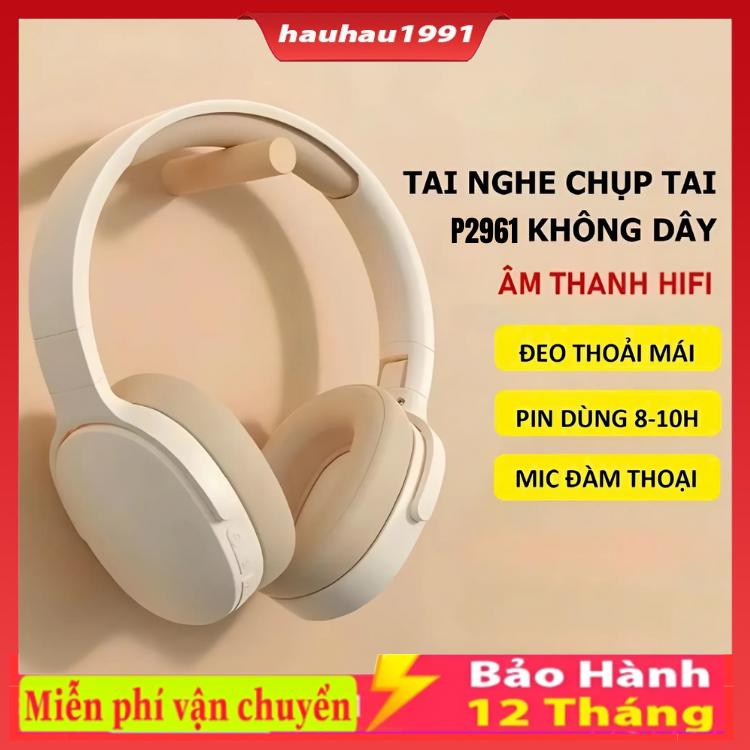 Tai nghe Bluetooth Chụp Tai không dây P47 Y08 P47M 23M P2961 cao cấp Tai nghe có thể gập lại Chơi game có Mic