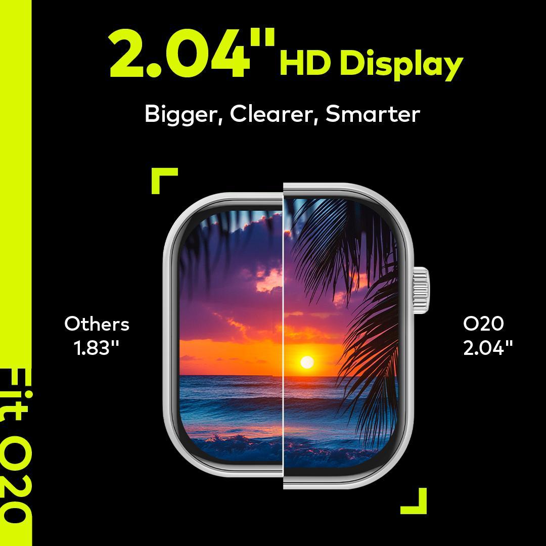 Official itel Smart Watch ISW-O20 AI Watch Face | Pemantau Kesehatan 24 Jam | Layar HD 2.04" | Panggilan BT | Tahan Air IP68 Smartwatch - Black