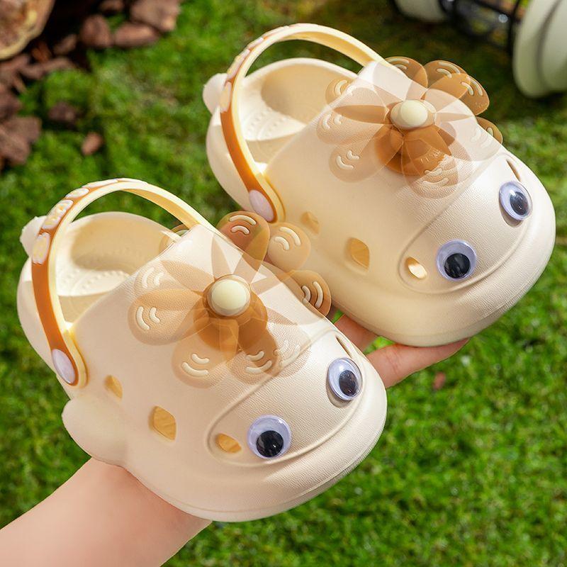 Guốc Trẻ Em, Chất Liệu EVA, Dành Cho Bé Trai, Thích Hợp Cho Mùa Hè, Có Thể Đeo Ngoài Trời, Thiết Kế Hoạt Hình Dễ Thương, Đế Mềm Chống Trượt, Dép Bít Mũi Cho Trẻ Em 6