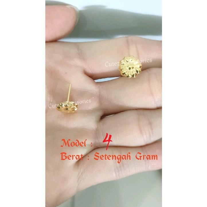 Anting giwang titanium anti luntur & karat 6