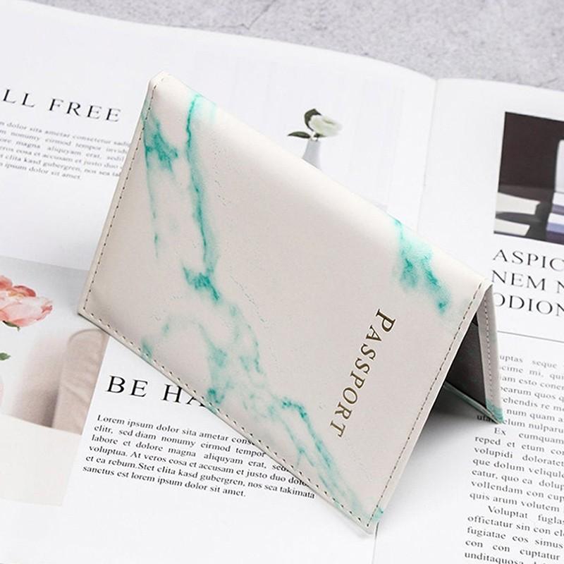 Bao đựng hộ chiếu, kiểu dáng ví, dành cho hộ chiếu và thẻ tín dụng, thích hợp cho phụ nữ và nam giới, bao đựng 3