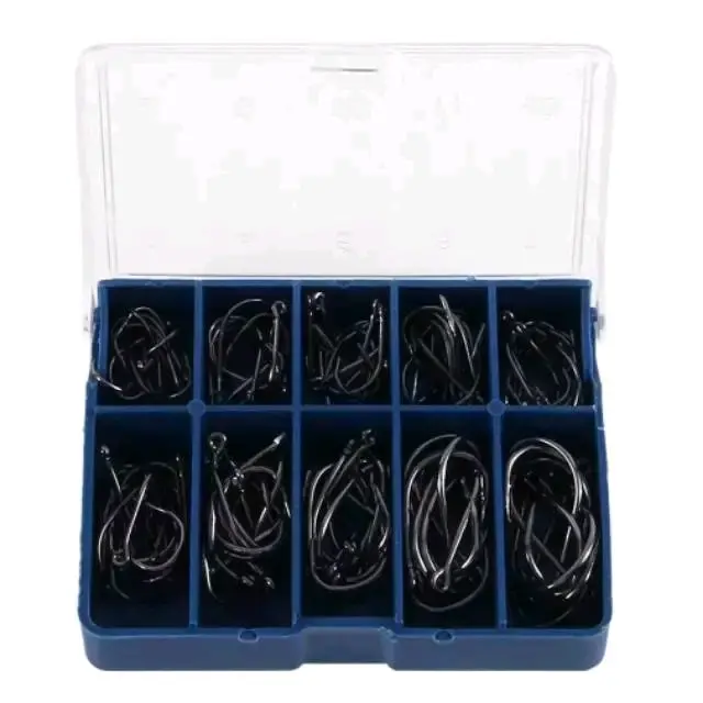 Kail Mix Carbon 100pcs Silver (No 3-12) kail 1pack Ikan Pancing Umpan 2