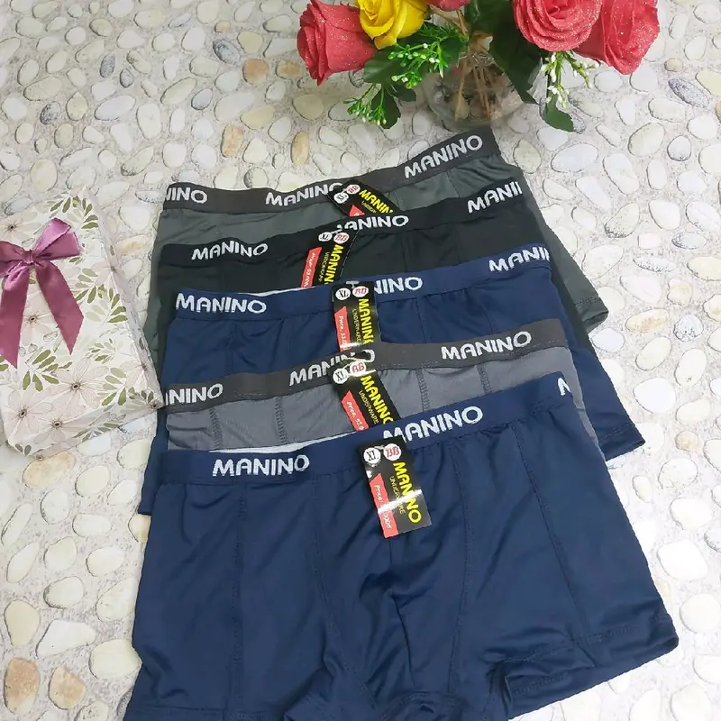 COMBO 5 QUẦN SỊP ĐÙI NAM CAO CẤP- CHẤT VẢI LẠNH PHA SỢI COTON- THOÁNG MÁT DỄ CHỊU 2
