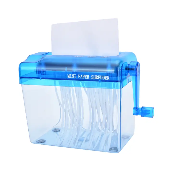 máy cắt giấy shreddermini cầm tay có thể cắt giấy tiện lợi - Dành cho văn phòng, trường học và gia đình