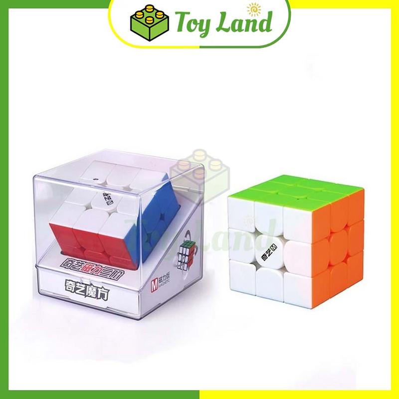 Rubik 3x3 QiYi MS Stickerless Có Nam Châm Rubic 3 Tầng 3x3x3 Không Viền Đồ Chơi Lắp Ráp Xếp Hình