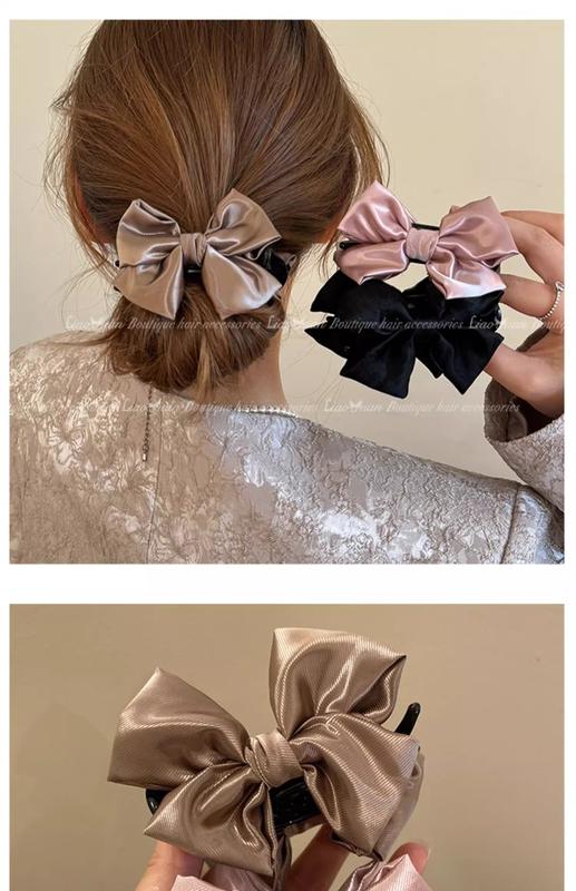 Product Introduction of French High-quality Ball Head Grip 2024 New Bow Hairpin Female Shark Head Clip Jewelry 22