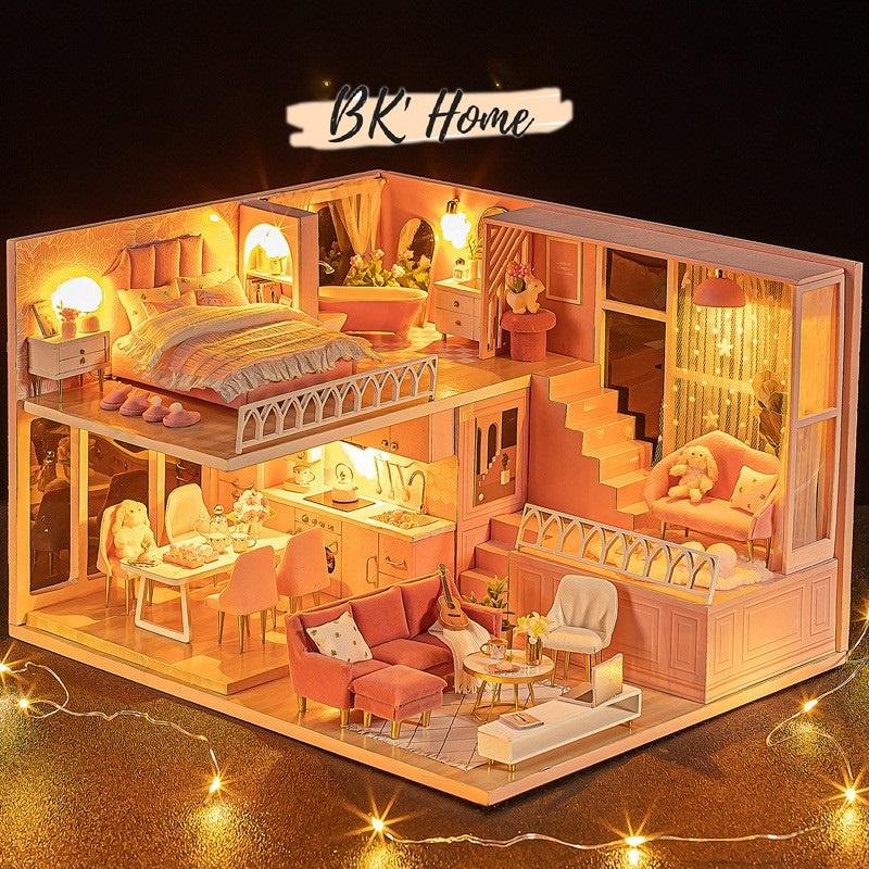 Mô hình nhà búp bê CUTEROOM diy Doll House Miniature A Little Warm Moment Mã L-030-B Toy Đồ Chơi