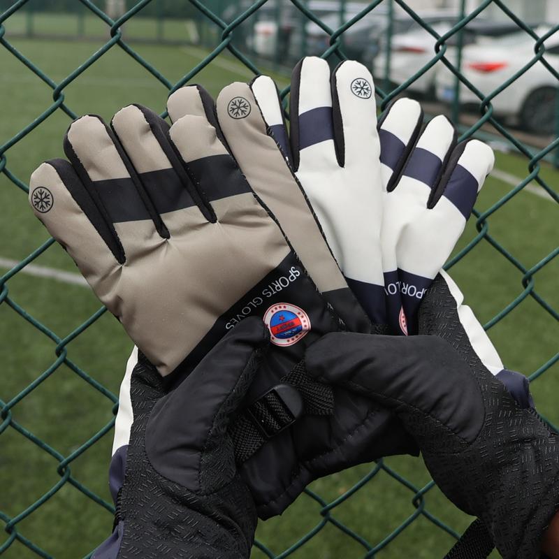 Product Introduction of Winter Skiing Warm Gloves Thickened Adding Velvet Men Women Outdoors Riding Anti Cold Warm Waterproof Material Gloves 21