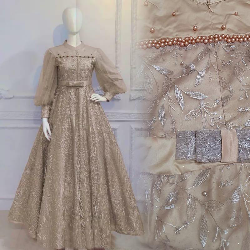Product Introduction of O2 Fashion / Diana dress / dress muslim mutiara model terbaru pakaian muslim terbaru 2