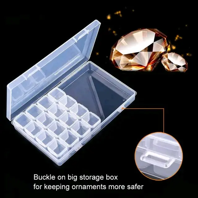 Kotak Penyimpanan Diamond Painting Storage Box Multifungsi Untuk Perhiasan 4