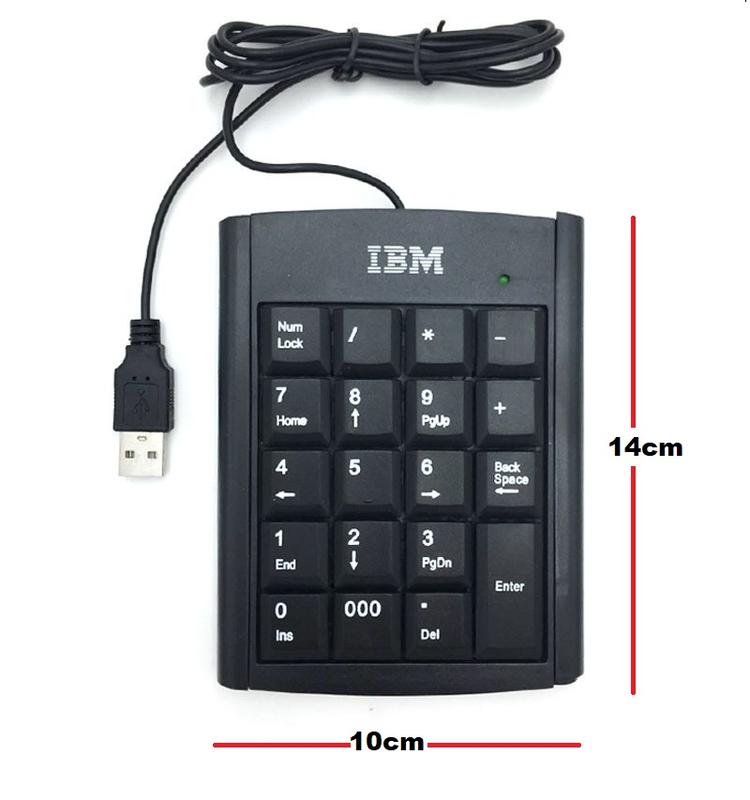 IBM Universal Mini USB Numeric Keypad Number Keyboard for Laptop Computer Notebook PC Phone (READY STOCK)
