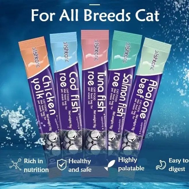 ALFAMEGA ISHTAR CREAMY CAT - Makanan Snack Cemilan Kucing Adult Kitten Ishtar Cat Strips 16gr