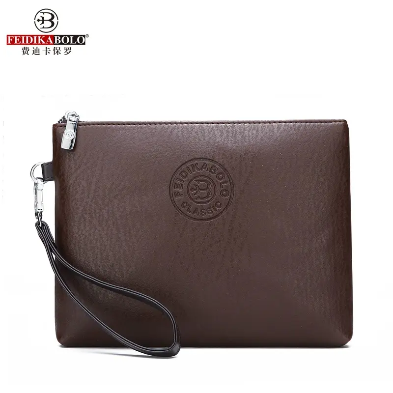 Túi Cầm Tay Nam Cao Cấp Mẫu Mới 2025 Thiết Kế Clutch Cải Tiến Chất Liệu Da PU Mềm Mại Không Nhăn Sức Chứa Lớn Đa Năng Tích Hợp Ngăn Đựng Ví Chuyên Dụng 2 Ngăn Điện Thoại Di Động Phong Cách Thường Ngày Sang Trọng Phù Hợp Sự Kiện Du Lịch Công Sở Đa HoànCảnh 6