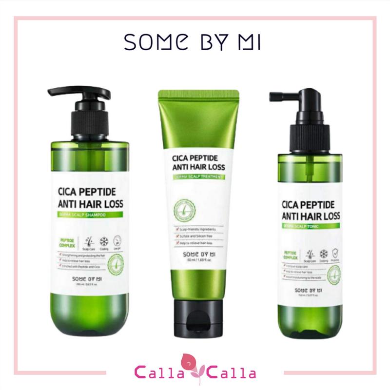 Somebymi Cica Peptide Anti Hair Loss Derma Scalp Set Shampoo Conditioner Haircare