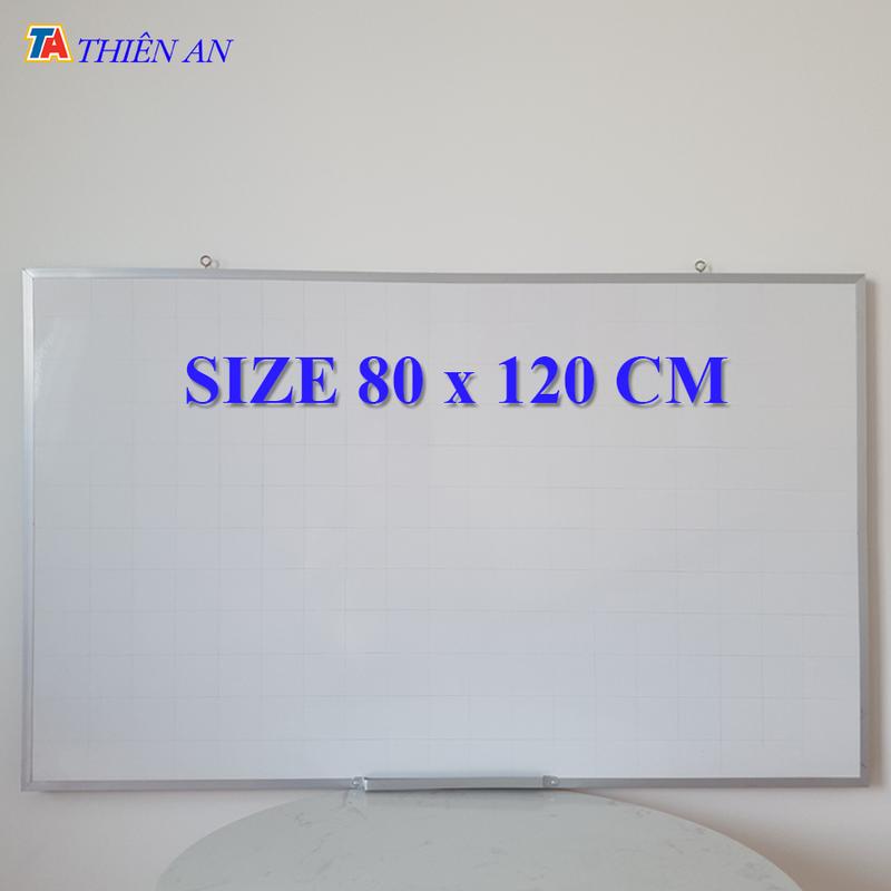 Bảng Viết Bút Lông Mica Trắng Treo Tường SIZE 80x120 cm- BẢNG TREO TƯỜNG VPP Thiên An