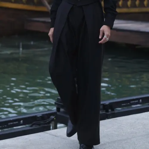 Quần ống rộng nam nữ Amon.stu - Amon.stu rushlight wide fit trouser