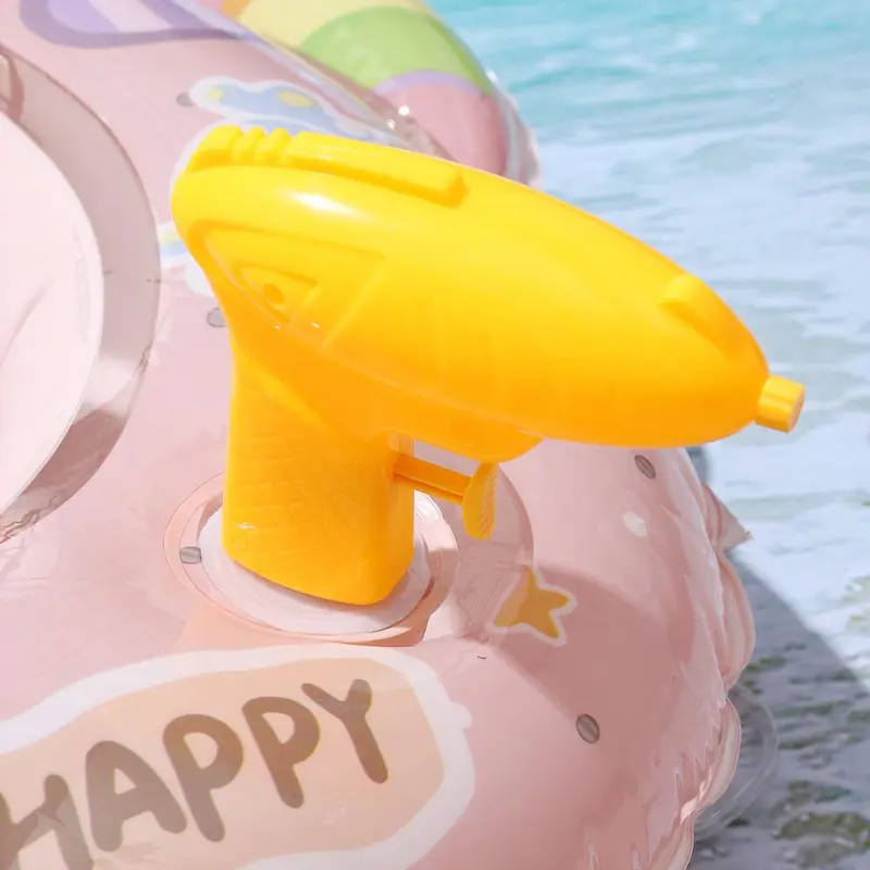Inflatable Swimming Seat with Build in Water Toy, Inflatable Swimming Ring with Handle, Swimming Circle for Kids, Swimming Accessories for Outdoor Swimming Pool 8