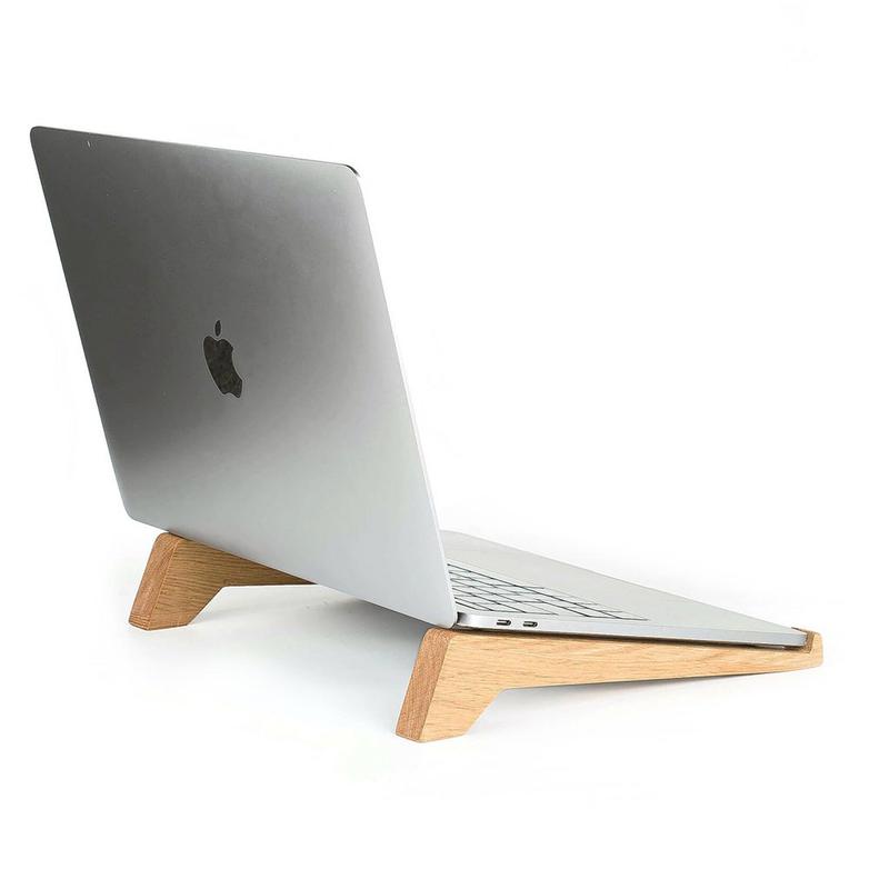 Giá đỡ laptop, kệ laptop tản nhiệt tự nhiên bằng gỗ MDF cao cấp