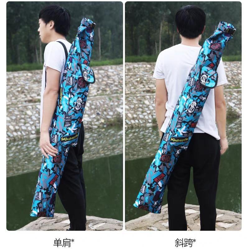 Túi đựnġ cần câu cá, ô, cán vợt đa năng gấp gọn 1m3x20cm 1 túi phụ 50x15cm  Vải Oxford chống thấm nước. Túi Thể Thao Sport Bag 2