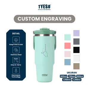 [Engraved Edition] Tyeso Special Edition Tumbler Roam Portable Flask Double Vacuum Insulated Stainless Steel