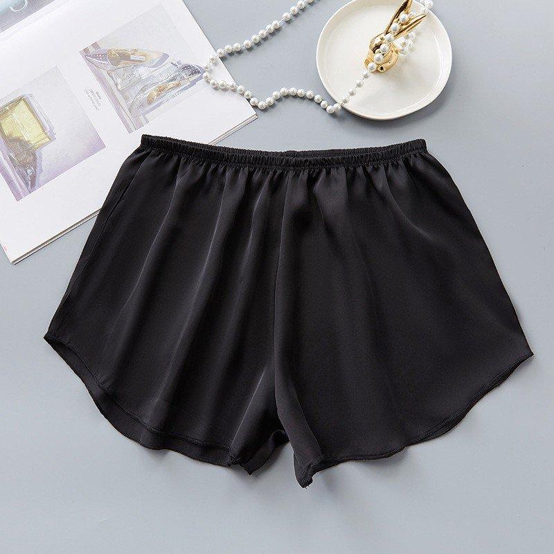 QUẦN ĐÙI LỤA NGỦ MẶC Ở NHÀ CHO NỮ, QUẦN ĐÙI MẶC TRONG VÁY CHẤT LỤA SATIN CAO CẤP MỀM MỊN Áo Tay Dài 8