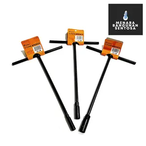 Kunci Sok T Hitam 8mm 10mm 12mm 14mm / Kunci Sock Socket Wrench