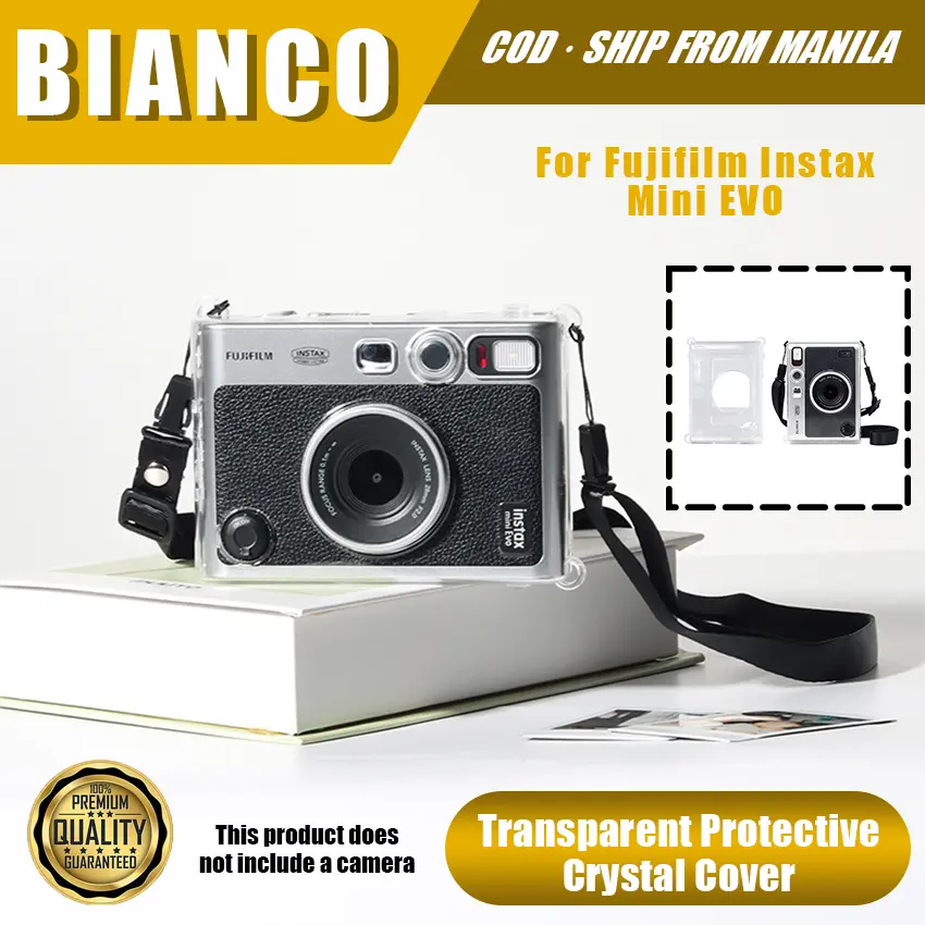 Camera Instant Transparent Protective Crystal Cover PVC Camera Storage Case fit for Instax mini Evo