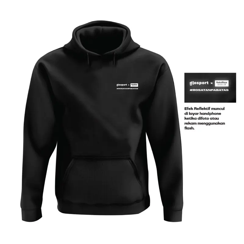 Glosport Hoodie X Kuku Bima - Black