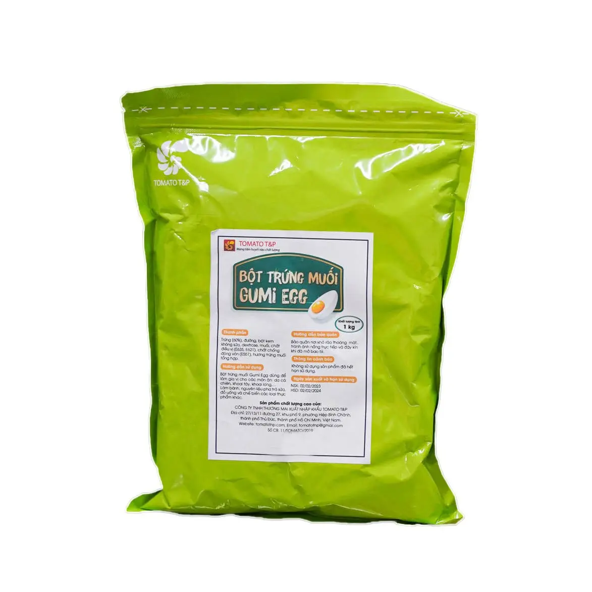 Bột trứng muối  mịn loại 1kg