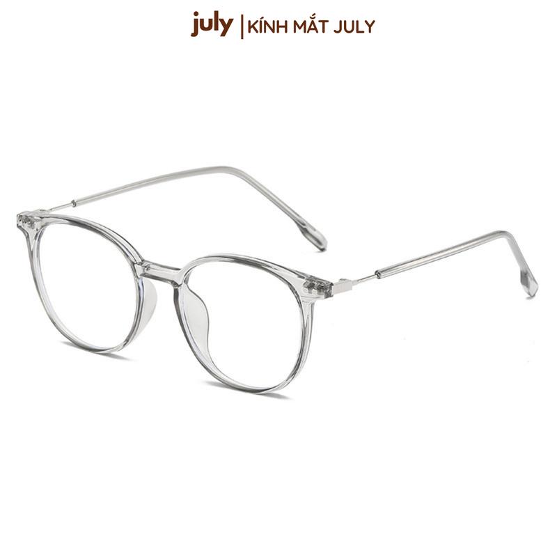 Product Introduction of Gọng kính cận nữ form tròn cốt kim loại hợp mọi dáng mặt - Kính Mắt July 8625 Mắt Kính Women Tròng Kính Kim Tuyến gọng  oval 7