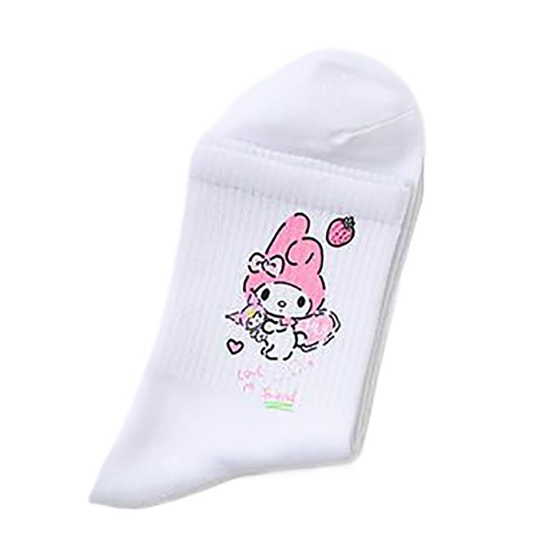 Product Introduction of Tất Bông, Sanrios, Thiết Kế Dễ Thương, Hình Anime Hellokittys Và Mymelody, Tất Giữa Bắp Chân, Dành Cho Phụ Nữ Và Trẻ Em, Tất Ngắn, Thích Hợp Cho Mùa Hè, Tuyệt Vời Làm Quà Tặng, Cho Bé Gái 18