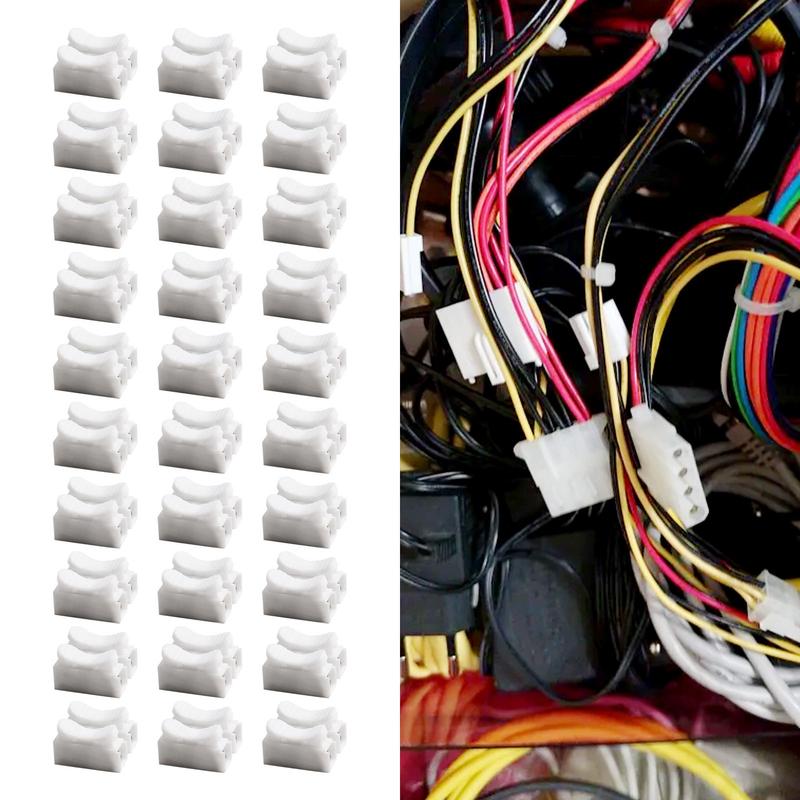 30Pcs CH2 Spring Quick Wire Connector Cable Clamp Terminal Block LED Strip Light 7