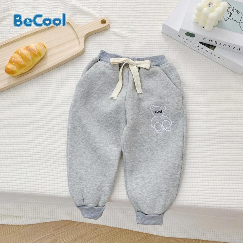 Product Introduction of Quần nỉ bông cho bé, quần dài thu đông in hình gấu cho bé trai bé gái cao cấp 10 Đến 28kg 4