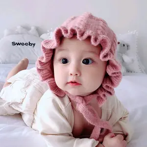 Topi Kupluk Bayi Perempuan Topi Kupluk Bonet Baby Girl