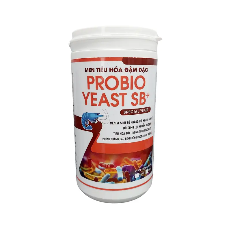 PROBIO YEAST SB+ [454 g/lon] - Men tiêu hóa đậm đặc - Men vi sinh đề kháng với kh.áng si.nh, bổ sung lợi khuẩn đa dạng, tiêu hóa tốt, nong to đường ruột, phòng chống các bệnh rỗng ruột, phân trắng trên tôm. 0