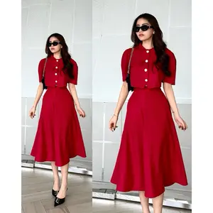 Little Tale - Marina Set / Setelan Rok Wanita / Setelan Dress / Korean Set