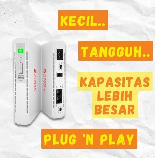 Gambar MINI UPS KENIKA POE-430P DC WITH POE PORT dari jualsukses107 Kota Surabaya Tokopedia