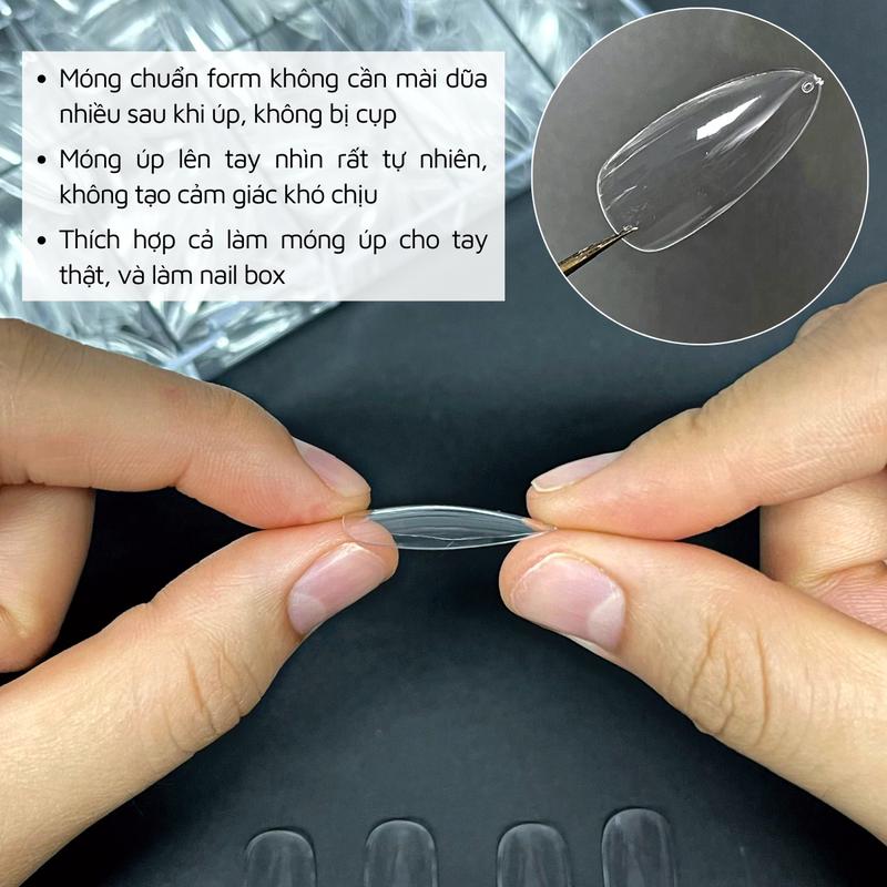 Móng úp tay Jeliva hộp 500 móng 2