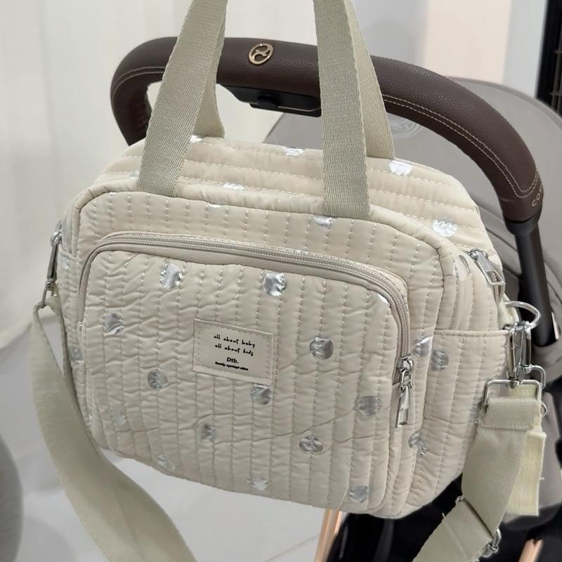 Túi bỉm sữa mẹ và bé chia ngăn chống thấm dễ vệ sinh xách tay đeo chéo đa năng