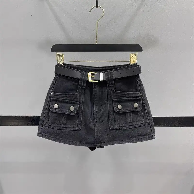 Chân váy túi hộp nữ - chất jean mềm mại hottred basic dễ phối đồ