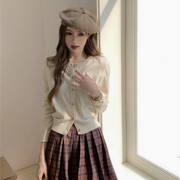 Product Introduction of Áo Cardigan Dệt Kim, Phong Cách Hàn Quốc, Cổ Điển, Áo Len Một Bên Ngực Cho Nữ, Bộ Sưu Tập Mùa Xuân Và Mùa Thu 2024, Áo Váy Băng Quấn Phong Cách Cô Gái Nóng Bỏng, Áo Khoác Đỏ 16